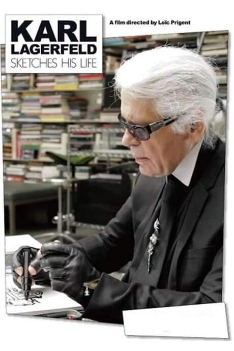 Karl Lagerfeld Sketches His Life